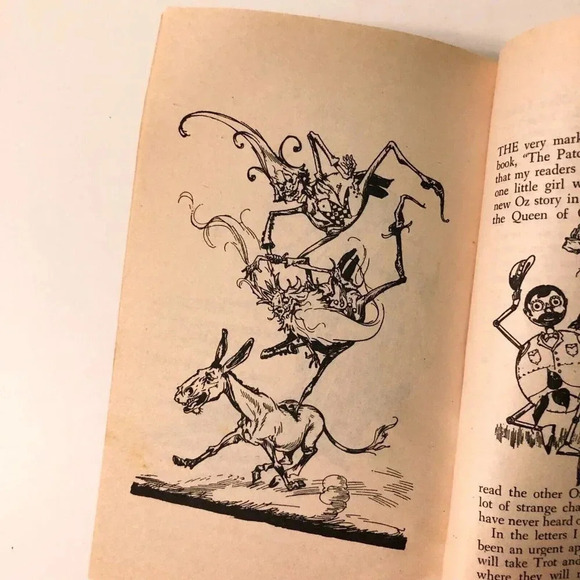 Vintage 1980 Tik Tok of Oz by L Frank Baum John R Neill Del  Rey Books - Picture 7 of 16